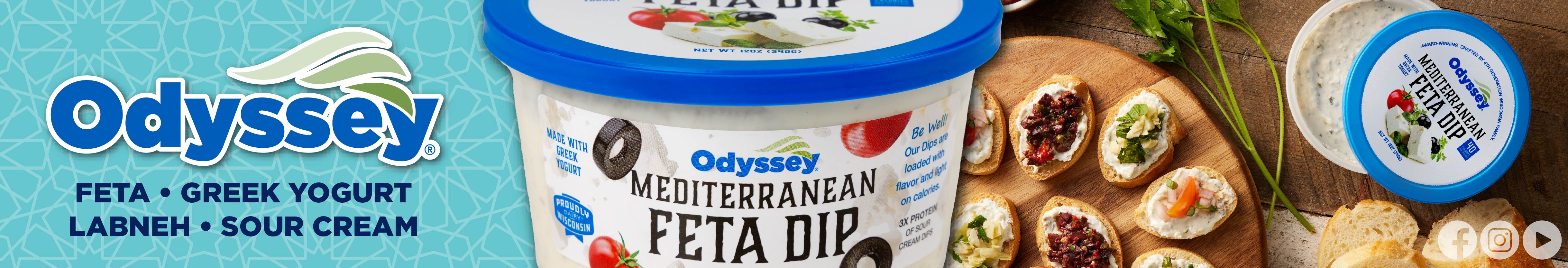 Odyssey - Feta - Greek Yogurt Labneh - Sour Cream
