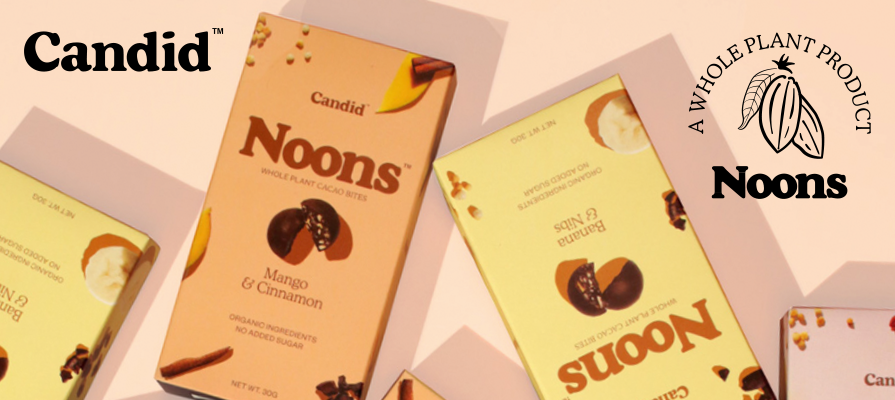 Candid Launches NOONS, a Whole-Plant Chocolate Snack | Deli Market News