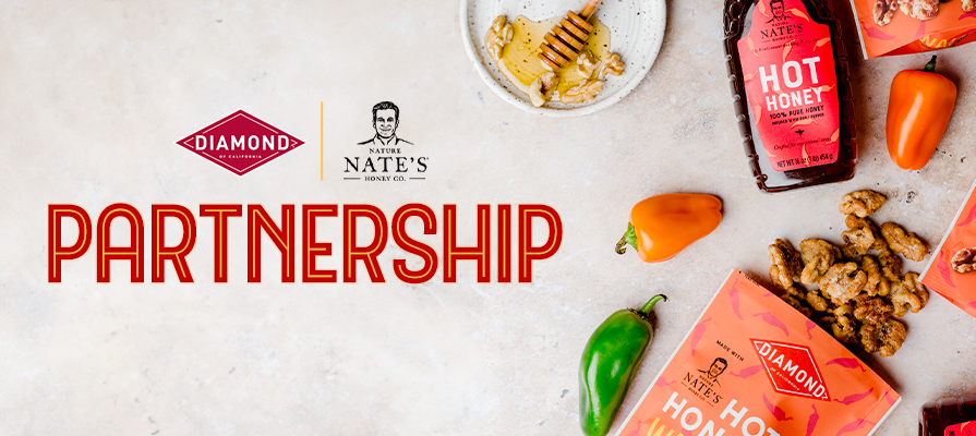 Diamond of California® and Nature Nate’s Honey Co.® Debut Hot Honey Snack Walnuts; Craig Tokusato and Nathan Sheets Comment