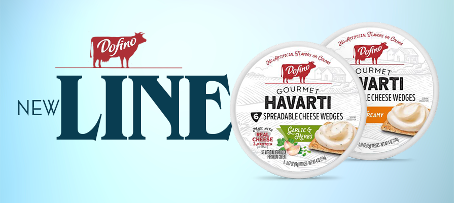 Dofino® Launches New Gourmet Havarti Spreadable Cheese Wedges