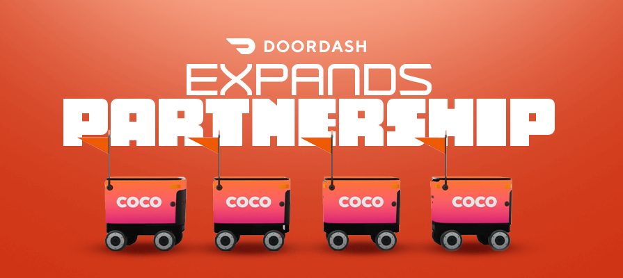 DoorDash and Coco Expand Global Partnership with U.S. Sidewalk Robot Delivery Launch; Harrison Shih, Zach Rash, and Eric Dela Cruz Comment