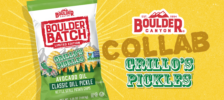 Grillo's® Pickles Partners With Boulder Canyon to Launch Classic Dill Pickle Kettle Style Potato Chips; Eddie Andre and Stacey Schultz Comment