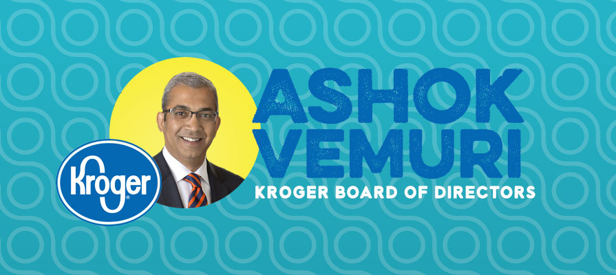 Ashok Vemuri Elected to Kroger Board of Directors