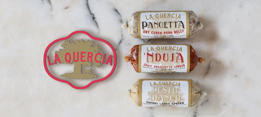 La Quercia Introduces New Ground Pancetta and Pesto Bianco Spreadable Cured Meats