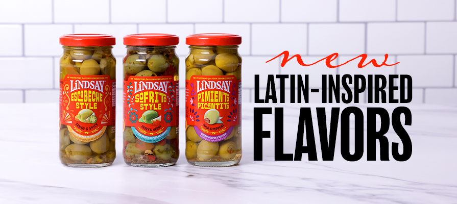 Lindsay® Olives Launches New Latin-Inspired Olive Flavors; Scott
