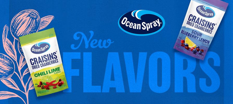 Ocean Spray Launches Bold New Craisins® Dried Cranberries Flavors Designed for Snackable Summer Adventures; Kelvin Vuong Comments