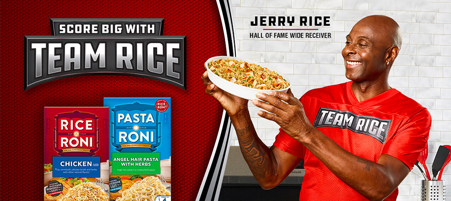 Rice-A-Roni Connects With Jerry Rice In Natural Partnership