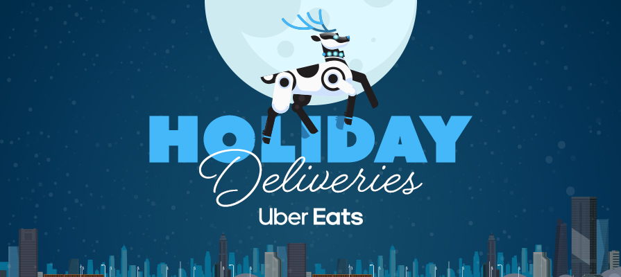 Robotic Reindeer Delivering Meals for Uber Eats; Noah Zych Comments