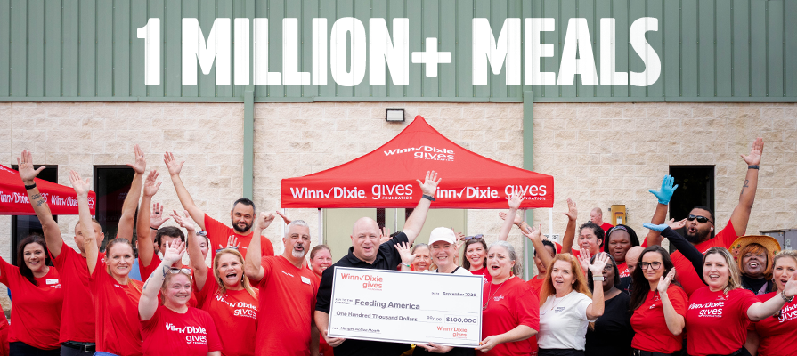 The Winn-Dixie Company Helps Provide More Than 1 Million Meals to