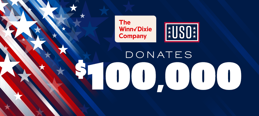 The Winn-Dixie Company Donates $100,000 to the USO Ahead of