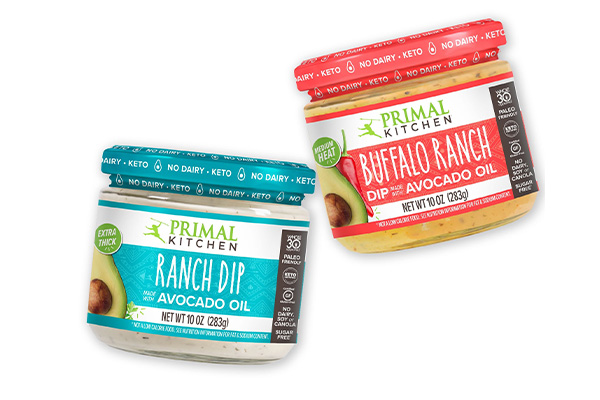 Primal Kitchen recently revealed the launch of its new no dairy and sugar-free dips this fall, available in mouth-watering Ranch and Buffalo Ranch flavors