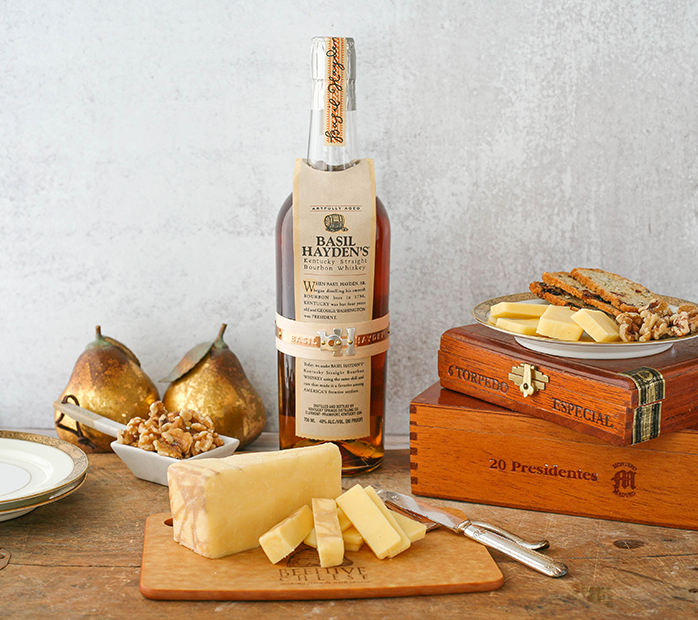 Beehive Cheese recently announced its partnership with Basil Hayden’s® Bourbon and released a new bourbon-infused cheese