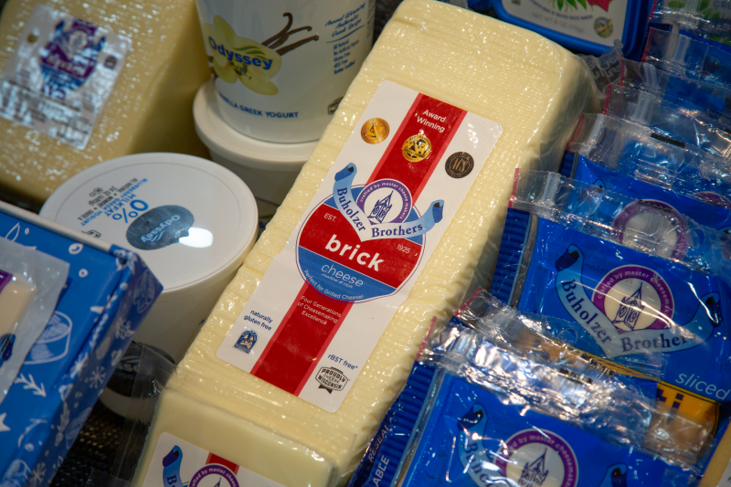 Klondike Cheese Co. showcased its Buholzer Brothers® line of semi-soft cheeses, which includes its Wisconsin original Brick cheese that is mild, creamy, and versatile
