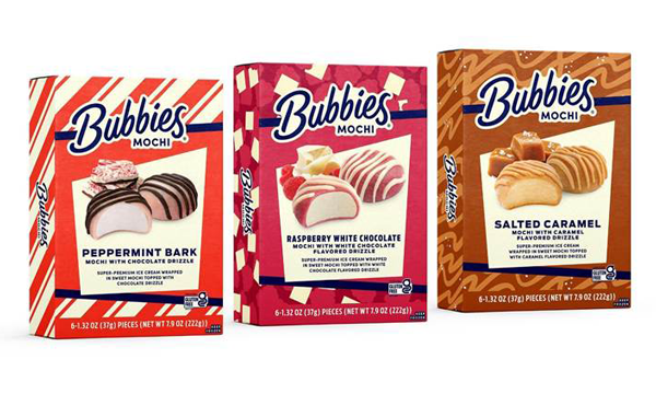 Bubbies Ice Cream Debuts Three New Holiday Mochi Ice Cream Flavors ...
