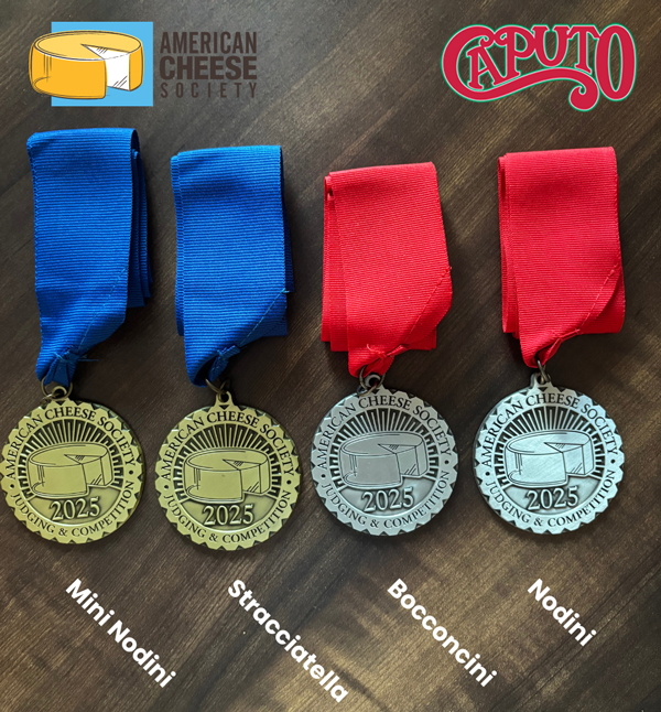 Caputo Cheese, the leading manufacturer of award-winning Fresh Mozzarella and Hard Italian cheeses, is honored to be recognized with multiple awards at the prestigious American Cheese Society (ACS) Awards