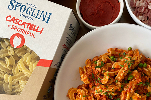 Sfoglini has revealed it will be adding new pasta shapes to retail shelves, including its viral new pasta shape invention called cascatelli Sfoglini has revealed it will be adding new pasta shapes to retail shelves, including its viral new pasta shape invention called cascatelli