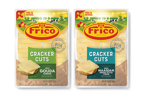 Frico Cracker Cuts is a perfect grab-and-go product, available in an eight-to-a-pack display-ready case