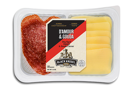 Black Kassel D'Amour Salami and Gouda