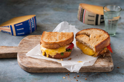 April is National Grilled Cheese Month celebrate with this Double Beemster Panini from Beemster Cheese