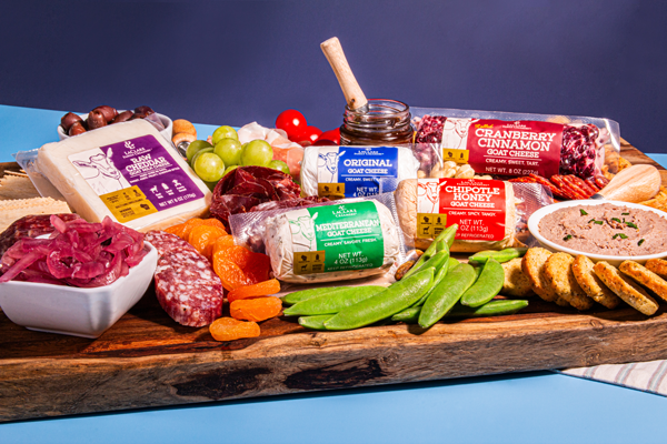 With a full line of hard and soft goat cheese products on display, the brand is showcasing new and fan-favorite flavors during the Summer Fancy Food Show