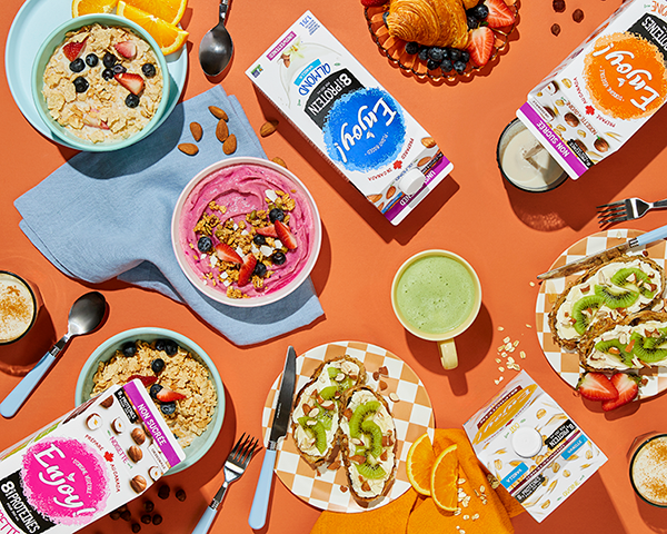 The Canadian dairy leader announced the launch of its new plant-based brand Enjoy!