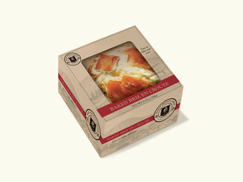 The Brie en Croute is the fruition of the company’s partnership with a bakery in San Francisco