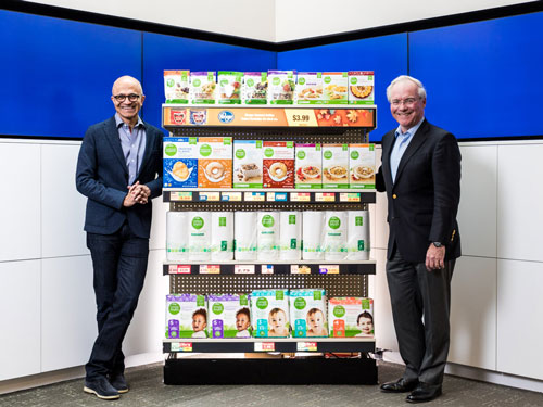 Kroger and Microsoft are piloting a new connected store experience using Kroger Technology products powered by Microsoft Azure