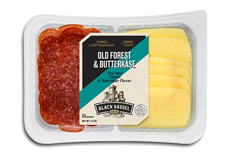 Black Kassel Old Forest Salami and Butterkäse