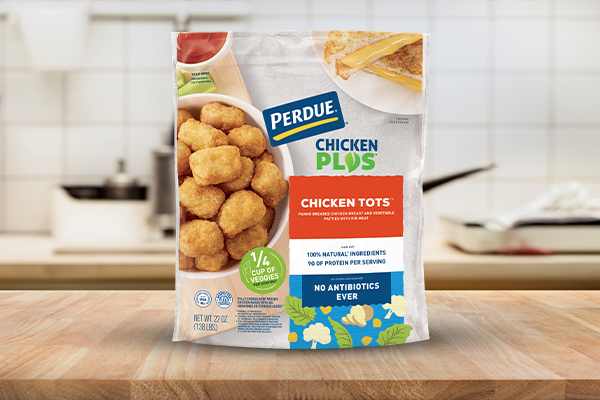 Perdue has introduced a new innovation to grocery shelves, combining the craveability of both chicken nuggets and tater tots to create its new PERDUE® CHICKEN PLUS® Chicken Tots™