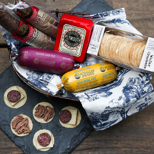 In partnership with Schaller & Weber, Plymouth Artisan Cheese created the Cheddar Brat