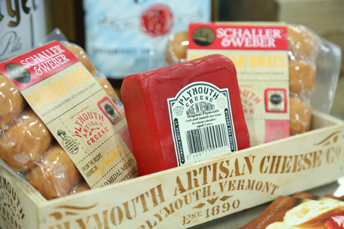 The new product combines Plymouth’s signature Original Cheddar and Schaller & Weber’s delectable smoked sausage