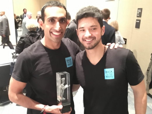 Leadership Award Winners Nikhil Arora and Alejandro Velez, Back to the Roots