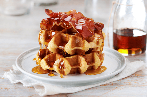 St. Pierre recently walked us through its product innovations, including its Belgian Waffles 