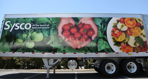 Sysco truck at PMA Foodservice Convention Sysco truck at PMA Foodservice Convention