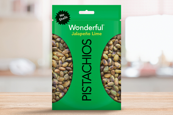Wonderful® Pistachios is expanding its award-winning No Shells lineup with the introduction of Jalapeño Lime